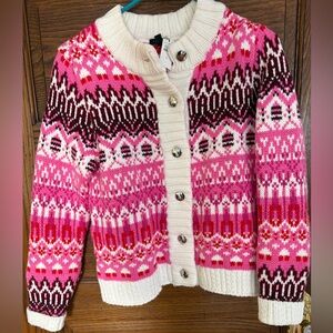 NWT Talbots Shades of Pink and Red Sweater